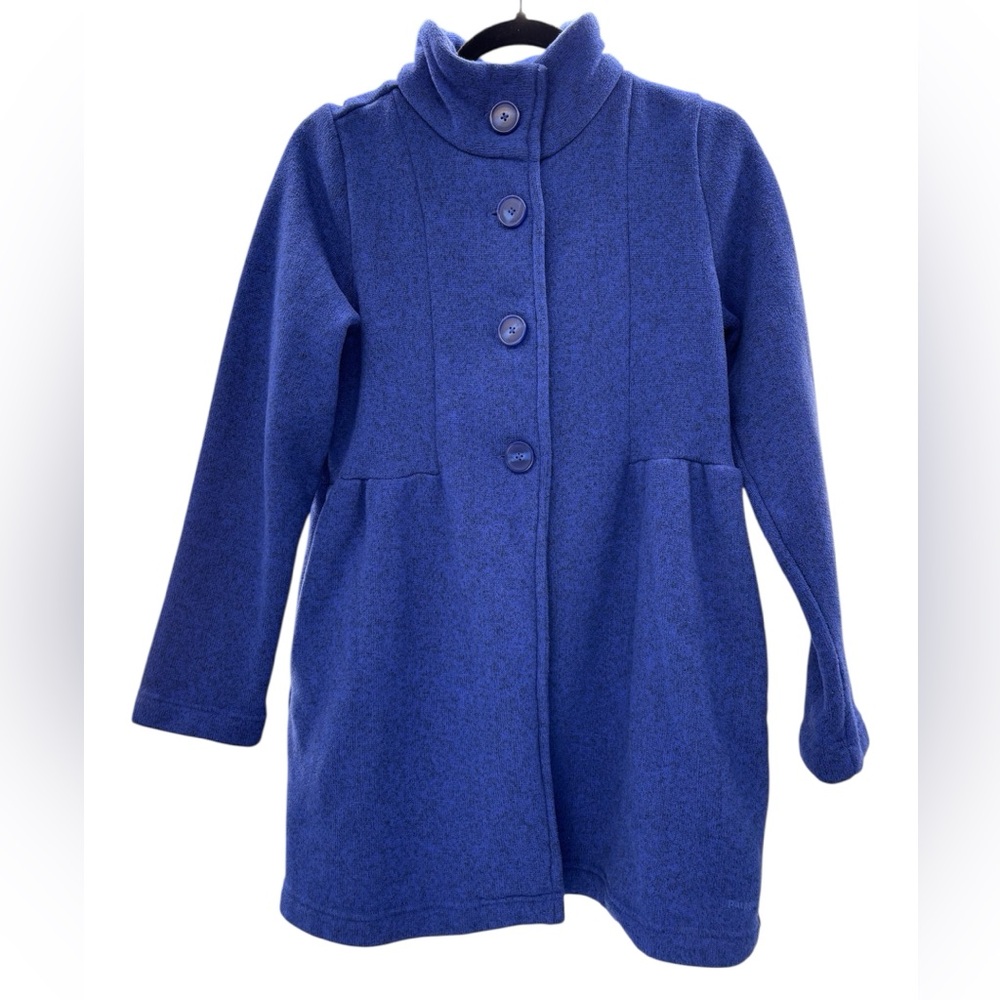 Patagonia Kids Blue Button-Up Pea Coat